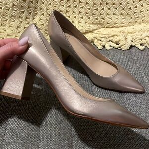 Marc Fisher stacked heels